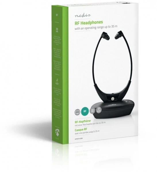 Nedis HPRF010BK Funkkopfhörer – Bild 6