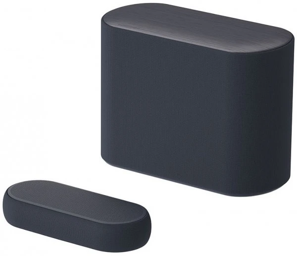 LG DQP5 Soundbar + Subwoofer Grau