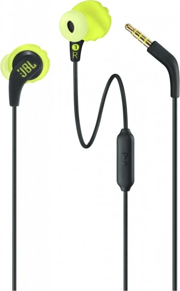 JBL Endurance Run In-Ear-Kopfhörer Mit Kabel Schwarz/gelb – Bild 2