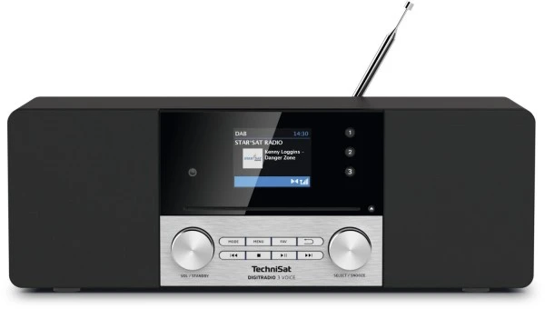 TechniSat DigitRadio 3 Voice CD/Radio-System Schwarz/silber