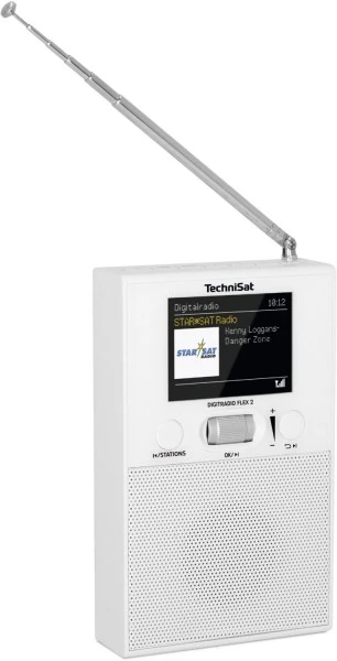 TechniSat DigitRadio Flex 2 Taschenradio Weiß – Bild 3