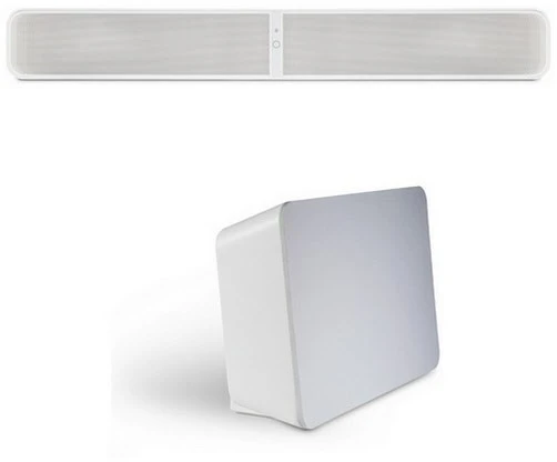 Bluesound Pulse Soundbar 2i + Sub Set Soundbar Weiß