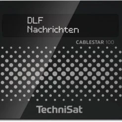 TechniSat CableStar 100 Heimradio Schwarz