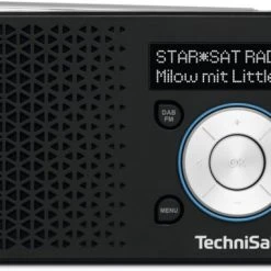 TechniSat DigitRadio 1 Taschenradio Schwarz/silber