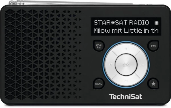 TechniSat DigitRadio 1 Taschenradio Schwarz/silber
