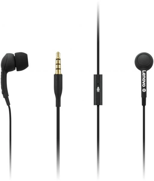 Lenovo 100 In-Ear-Kopfhörer Mit Kabel Schwarz – Bild 4