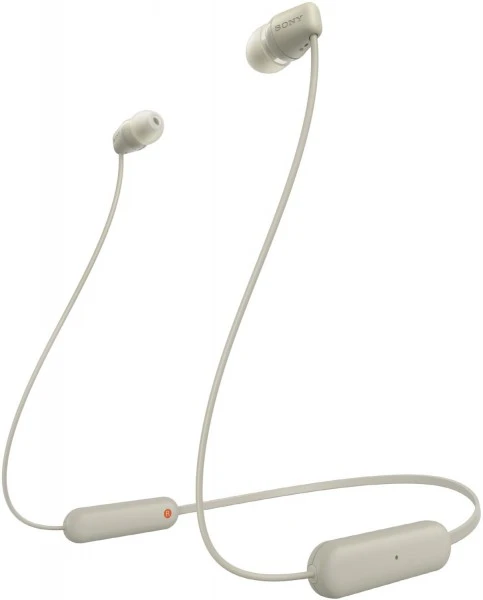Sony WIC100C Bluetooth-Kopfhörer Taupe