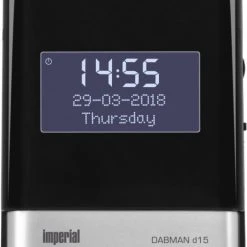 IMPERIAL D15 DAB/DAB+ Uhrenradio Schwarz