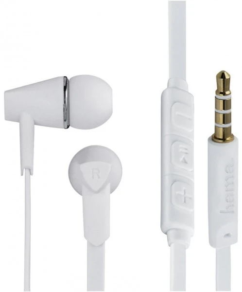 Hama Joy In-Ear-Kopfhörer Mit Kabel Weiss