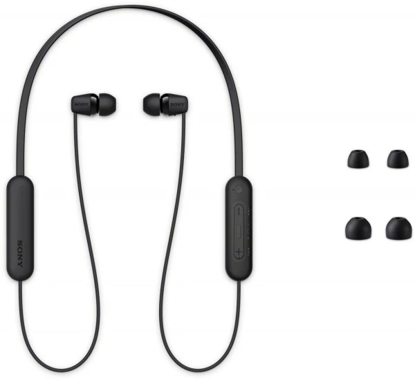 Sony WIC100B Bluetooth-Kopfhörer Schwarz – Bild 2