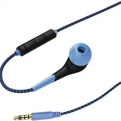 Hama Neon In-Ear-Kopfhörer Mit Kabel Blau/schwarz