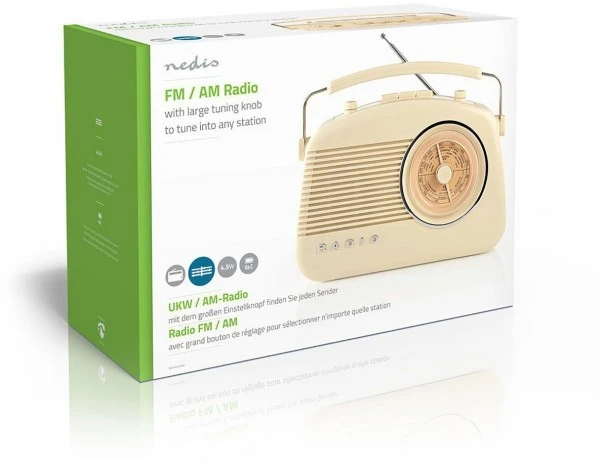 Nedis RDFM5000BG Kofferradio Elfenbein – Bild 4