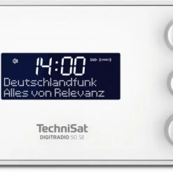 TechniSat DigitRadio 50 SE Uhrenradio Weiß