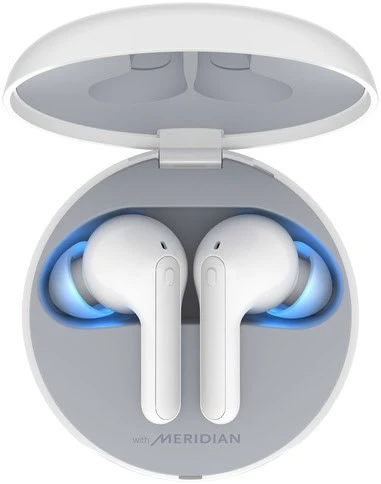LG TONE Free FN7 - Active Noise Cancelling True Wireless Bluetooth UVnano Earbuds Weiß