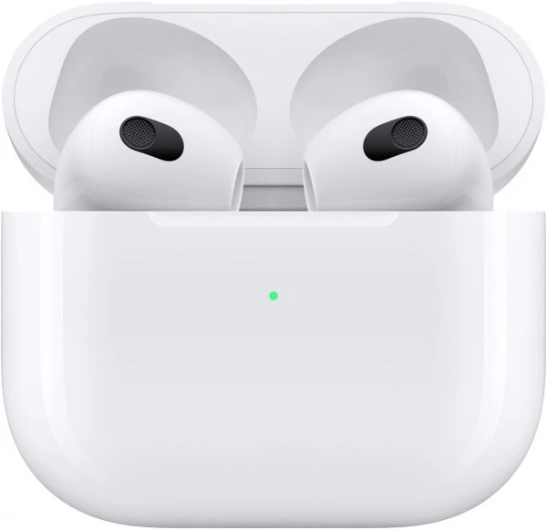 Apple AirPods 3. Generation True Wireless Kopfhörer Mit Lightning Charging Case – Bild 6