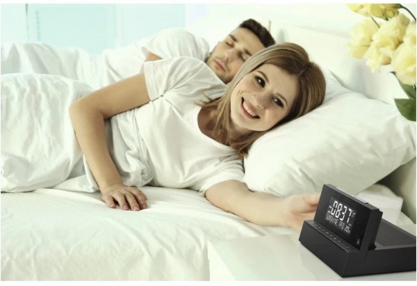 Hama DR35 Uhrenradio Schwarz – Bild 3