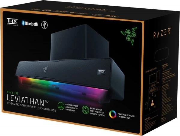 Razer Leviathan V2 Soundbar + Subwoofer – Bild 2