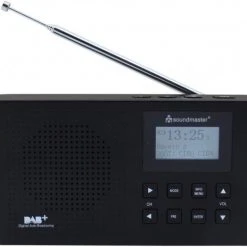 Soundmaster DAB160SW Portables Radio Schwarz