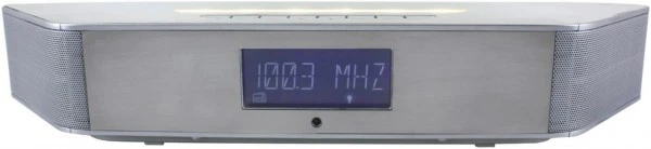 Soundmaster BT 1308 Uhrenradio Silber