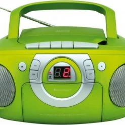 Soundmaster SCD5100GR Radio-Rekorder Mit CD + Kassette Grün
