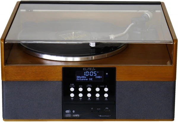 Soundmaster PL910 Hifi-System Holz – Bild 2