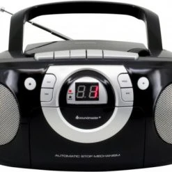 Soundmaster SCD5100SW Radio-Rekorder Mit CD + Kassette Schwarz