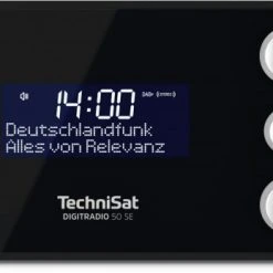 TechniSat DigitRadio 50 SE Uhrenradio Schwarz