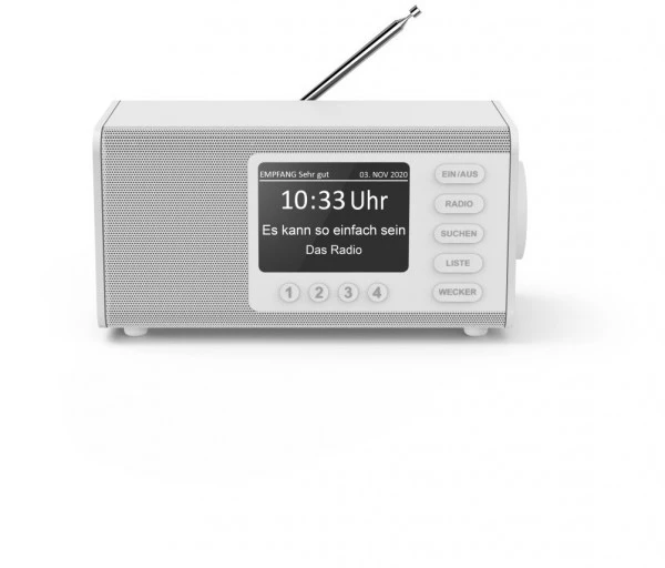 Hama DR1000DE Heimradio Weiß 3 Hama DR1000DE Heimradio Weiß