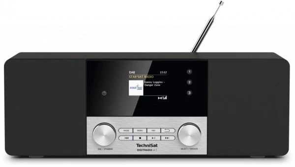 TechniSat DigitRadio 4 C Heimradio Schwarz/silber