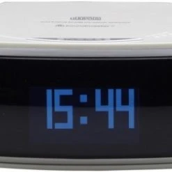 Soundmaster URD 470 WE Uhrenradio Mit CD Weiß