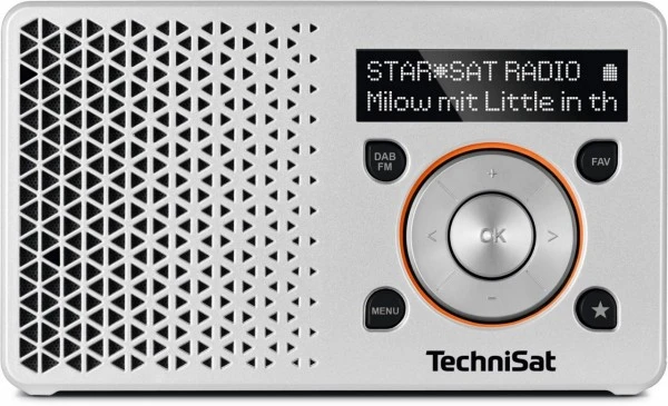TechniSat DigitRadio 1 Taschenradio Silber/orange