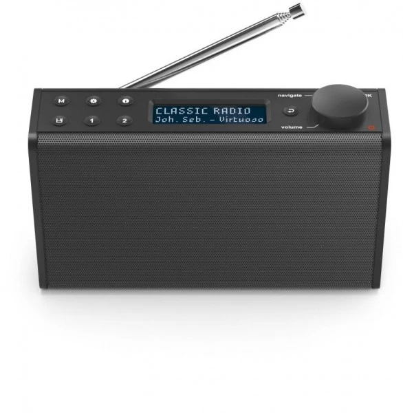 Hama DR7USB Kofferradio Schwarz – Bild 3