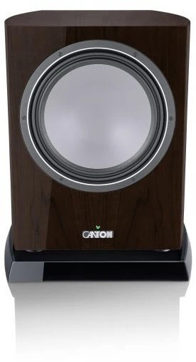 Canton Vento Sub 12 Aktiv-Subwoofer Hochglanz Nussbaum Dunkel – Bild 5