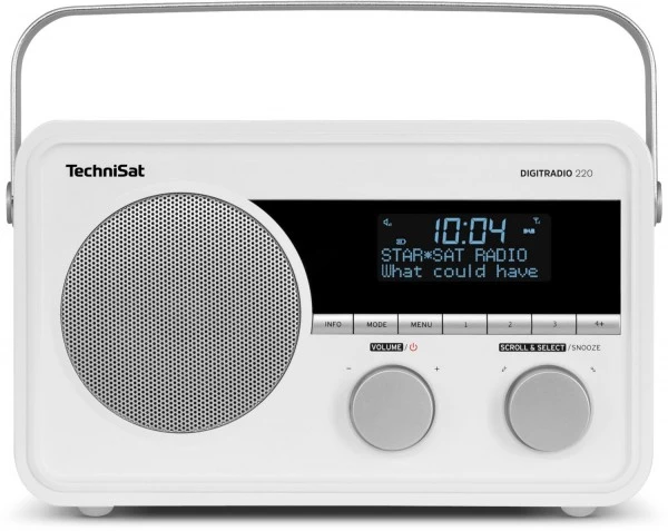 TechniSat DigitRadio 220 Kofferradio Weiß