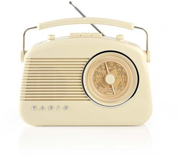 Nedis RDFM5000BG Kofferradio Elfenbein