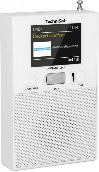 TechniSat DigitRadio Flex 2 Taschenradio Weiß – Bild 2