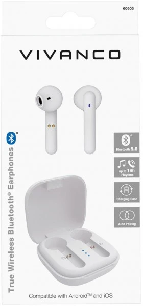 Vivanco Urban Pair True Wireless Kopfhörer Weiß – Bild 2