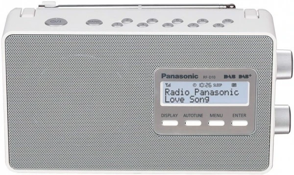 Panasonic RF-D10EG-W Kofferradio Mit DAB/DAB+ Weiß – Bild 3