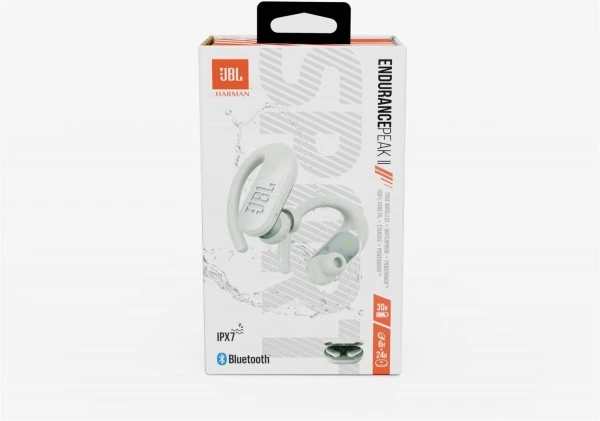 JBL Endurance Peak II True Wireless Kopfhörer Weiß – Bild 4