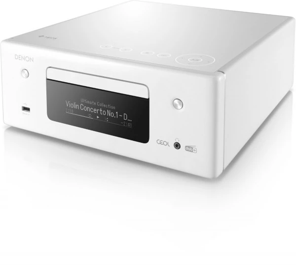 Denon RCD N11 DAB (ohne Lautsprecher) Hifi-System Weiß – Bild 3