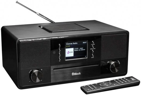 Block SR-50 CD/Radio-System Hochglanz Schwarz