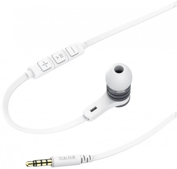 Hama Intense In-Ear-Kopfhörer Mit Kabel Weiss – Bild 4