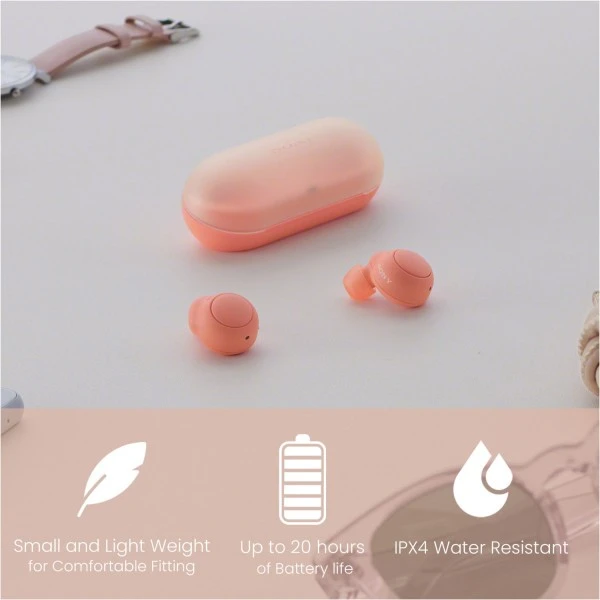 Sony WF-C500D True Wireless Kopfhörer Orange – Bild 3