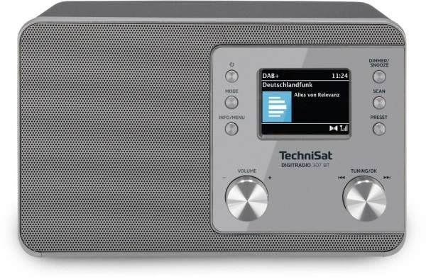 TechniSat DigitRadio 307 BT Heimradio Silber