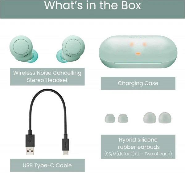 Sony WF-C500G True Wireless Kopfhörer Grün – Bild 2