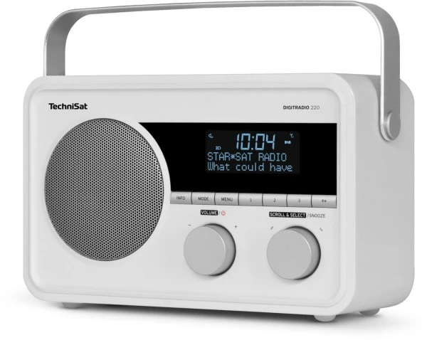TechniSat DigitRadio 220 Kofferradio Weiß – Bild 4