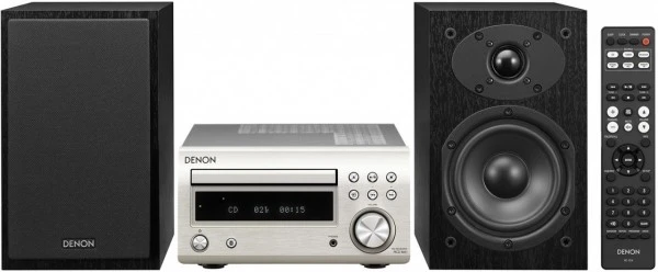 Denon D-M41 Mini-System Premium Silber/schwarz