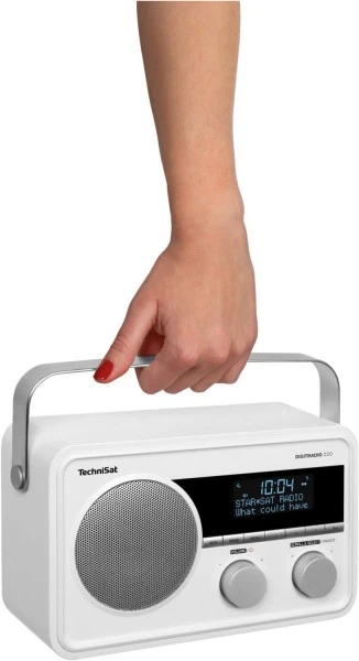 TechniSat DigitRadio 220 Kofferradio Weiß – Bild 6