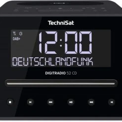 TechniSat DigitRadio 52 CD Uhrenradio Mit CD Anthrazit
