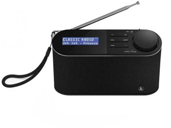 Hama DR15 Heimradio Schwarz